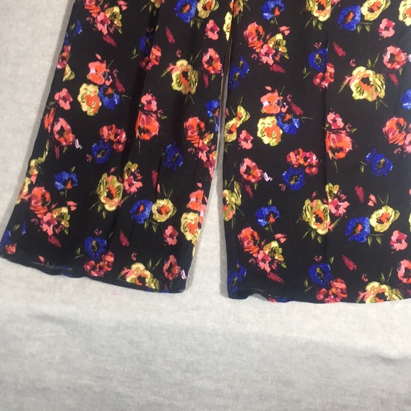 ATMOSPHERE Comfy Stylish Floral Print Palazzo Pants with Elastic Insert Back - Picture 7 of 16